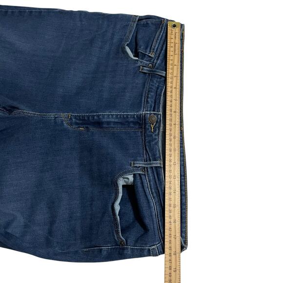 Levis 721 Womens Jeans Size 34 Blue High Rise Skinny Ankle Medium Wash Denim - Picture 10 of 12